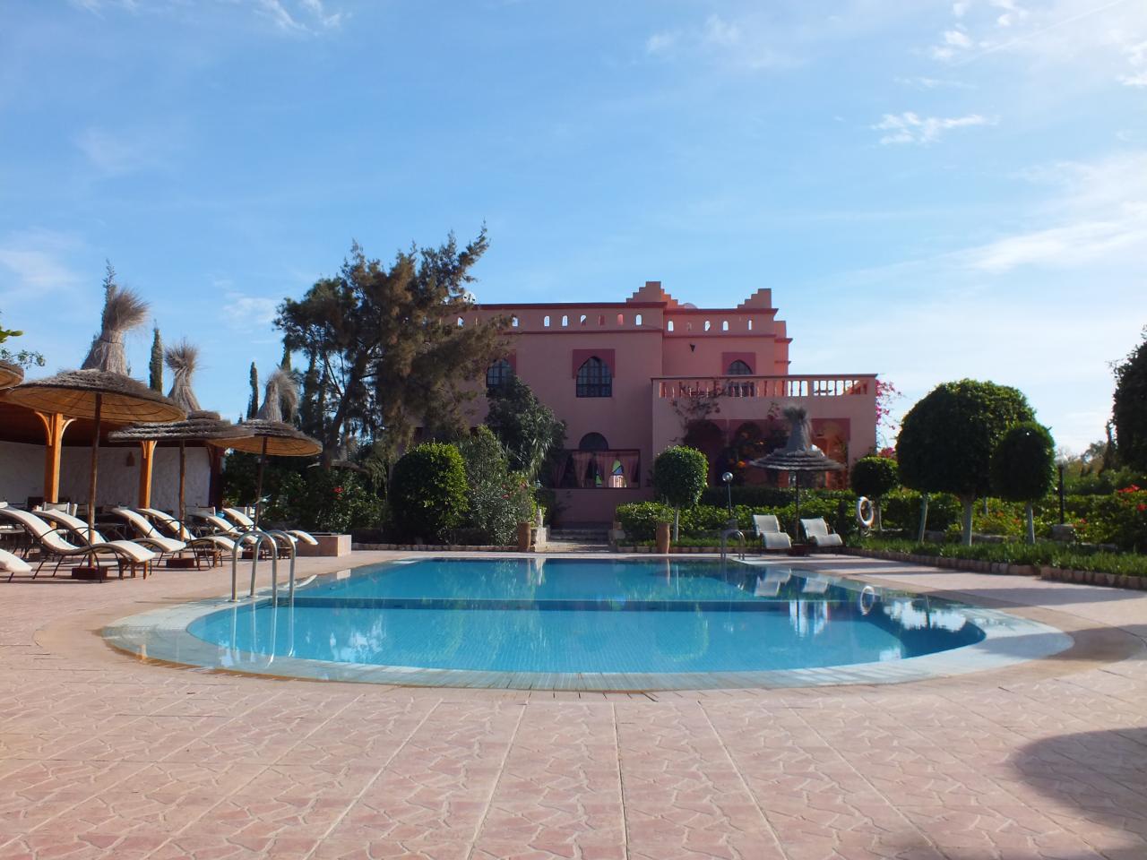 Piscine vue du riad 2