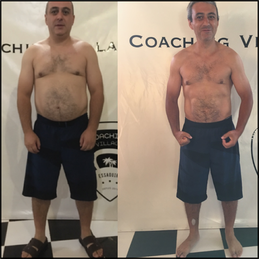La transformation d'Armand (Stage fitness 2 mois)